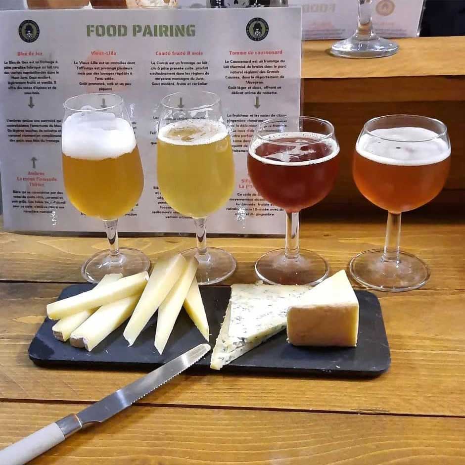 Accords bière et fromages